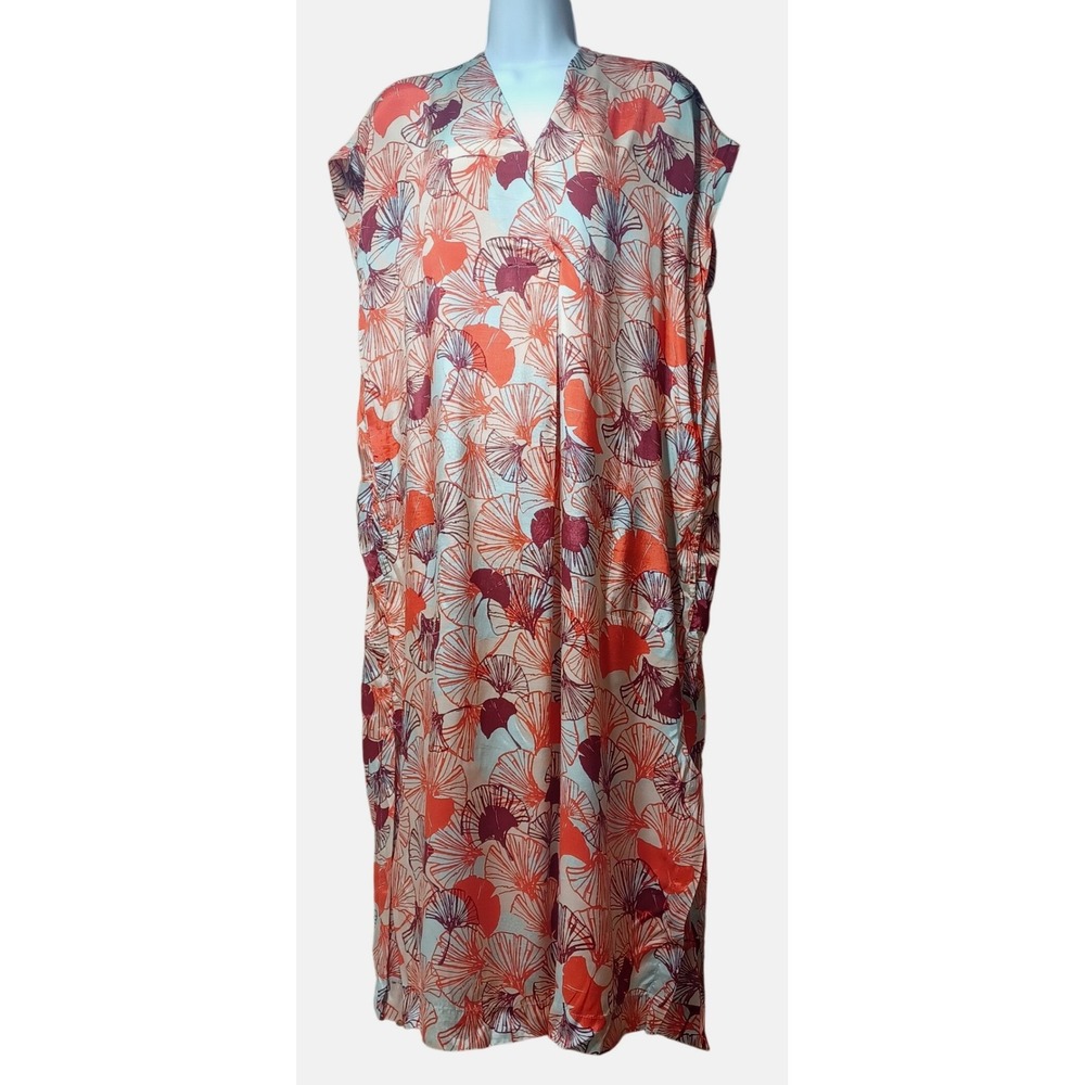 Masai Copenhagen MaOlivian Dress S‎ Poinciana Floral Resort Vacation Coverup